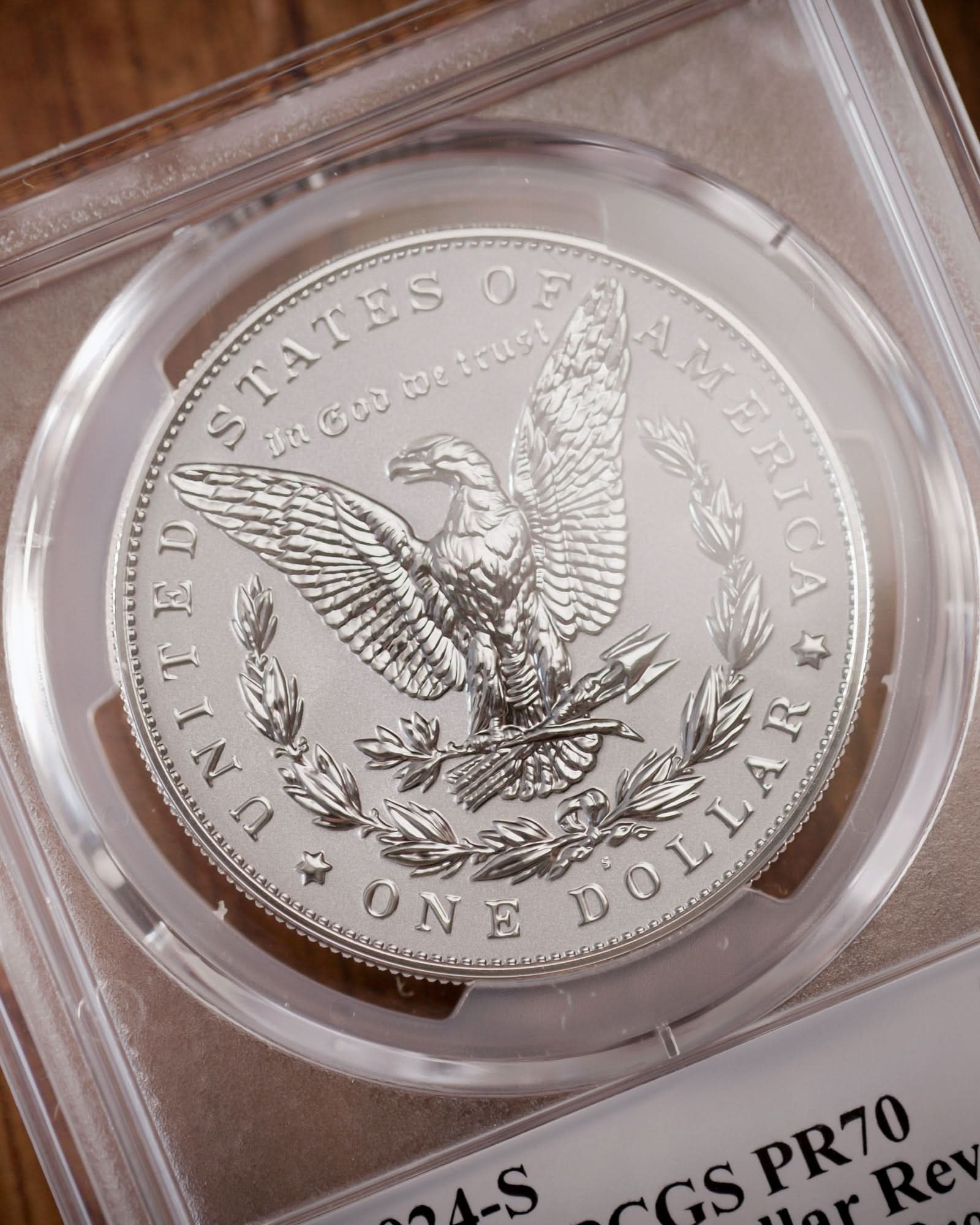 2024 S Morgan & Peace Dollar Set | Advanced Release Reverse Proof PR70 | Stephanie Sabin Autographed