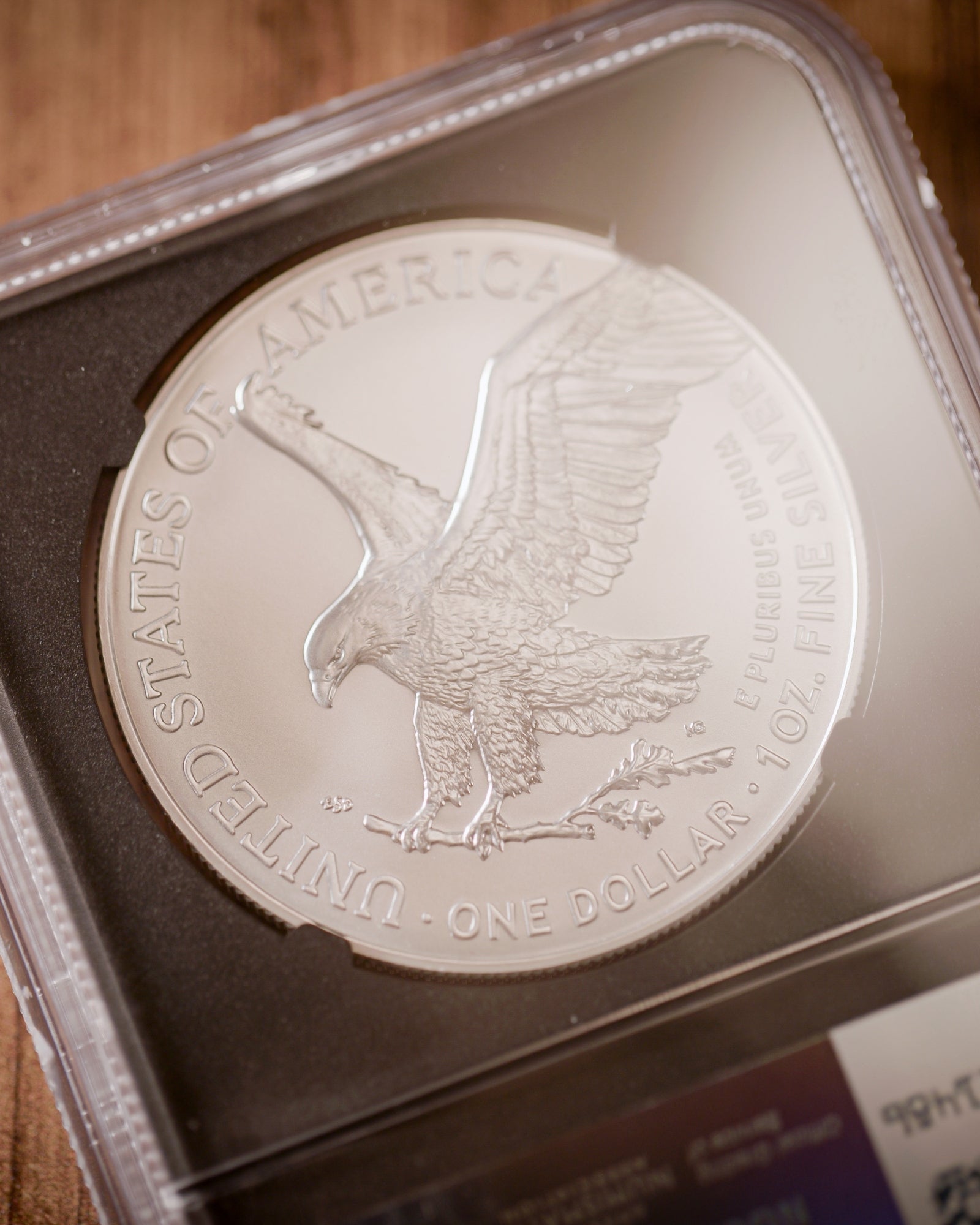 2025 (P) Silver Eagle with Eagle Privy Mark | First Releases MS70 CAC "Magnum Opus" Label