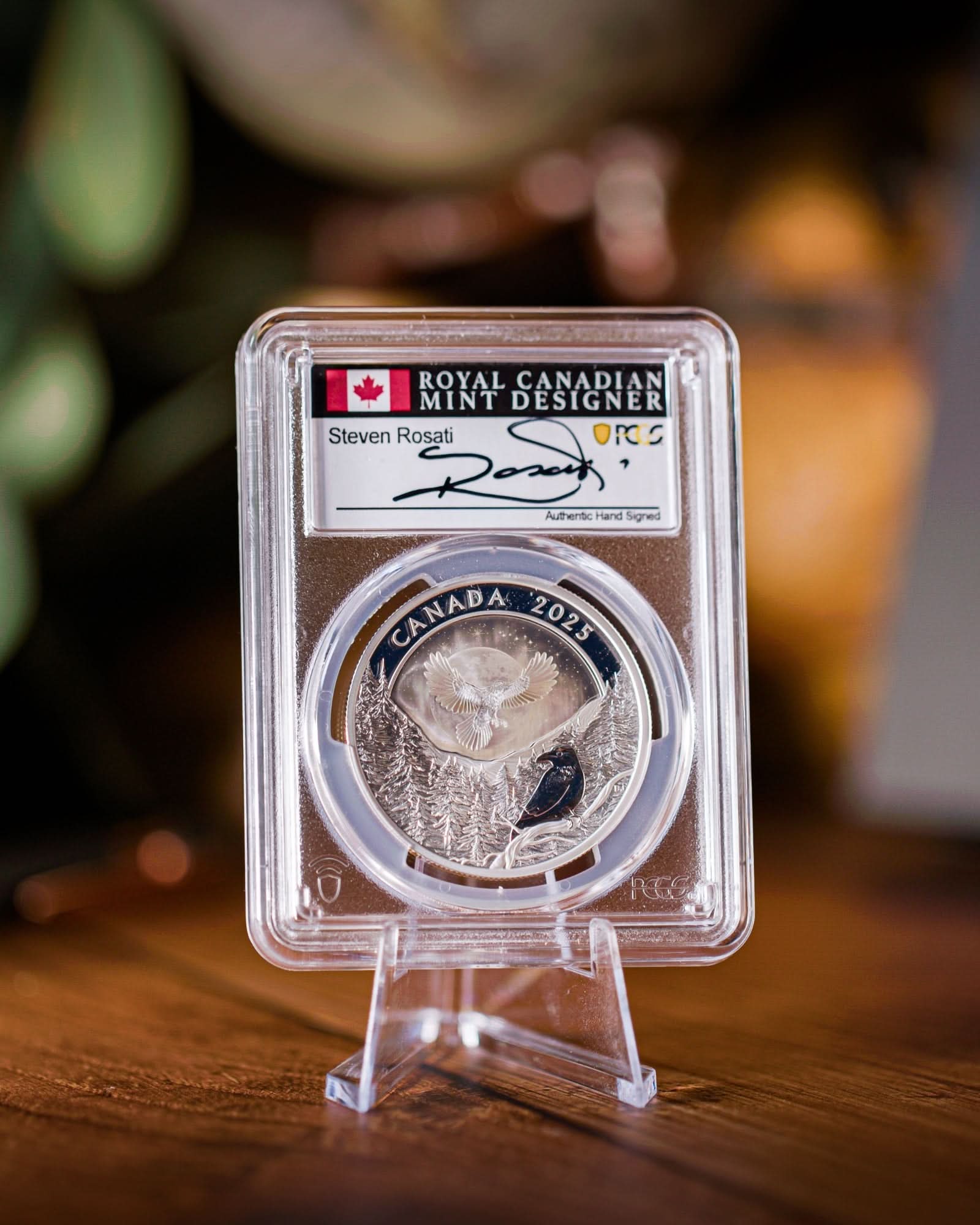 Special 2025 Canada Moon Sky Raven PR70 DCAM Coin