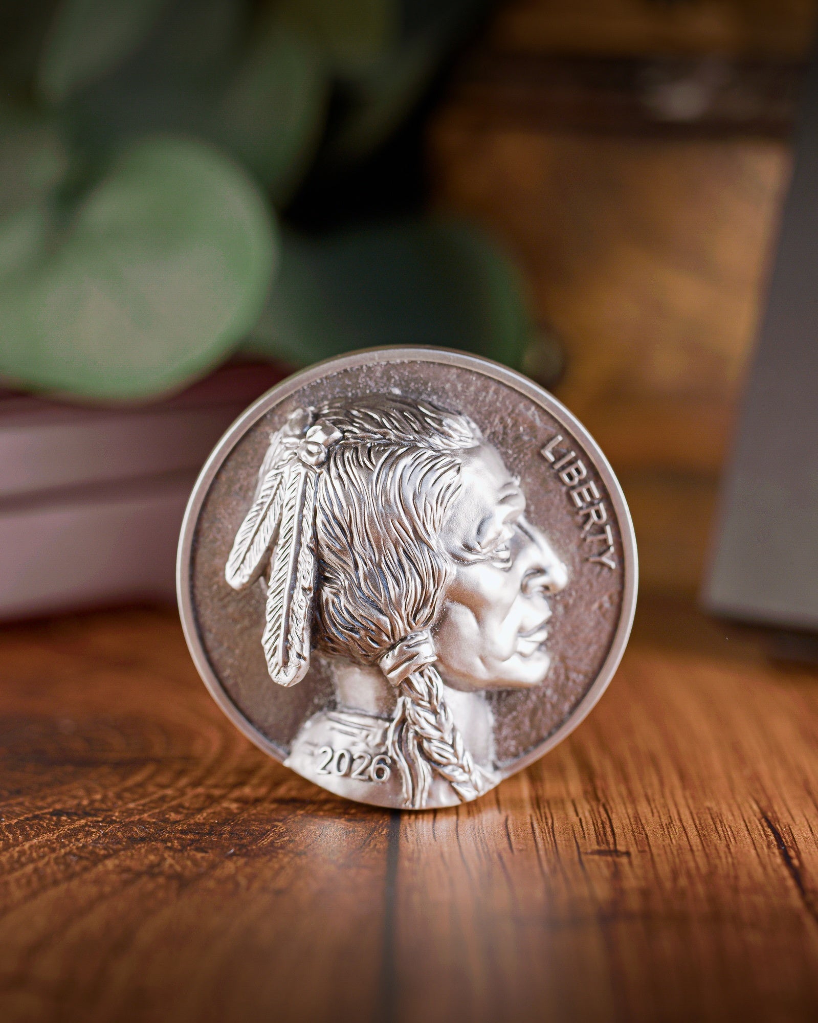 5 oz Coming to Life Buffalo Nickel | Sculptural Art by Michael Gaudioso