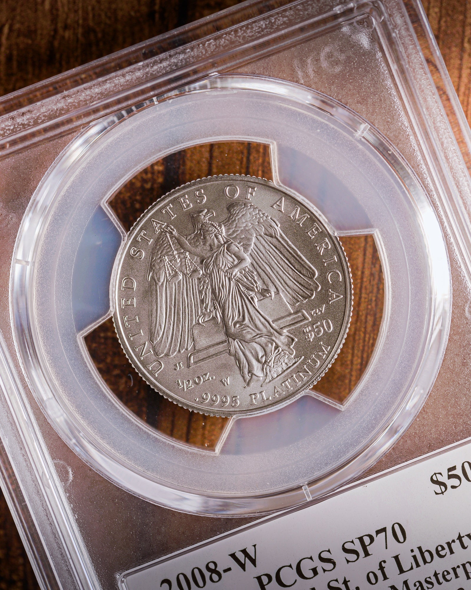 2008-W 1/2 oz Platinum Eagle | PCGS SP70
