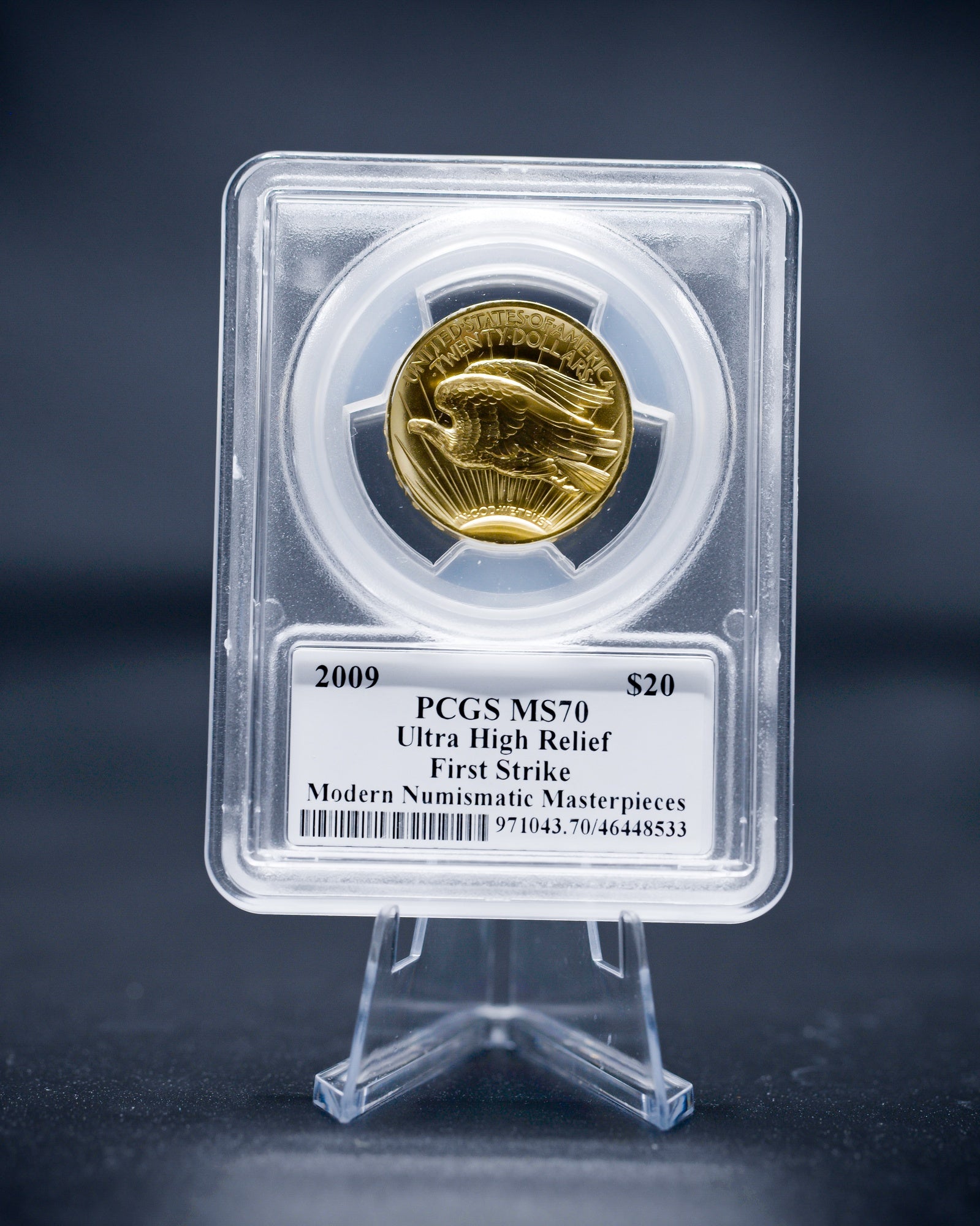 2009 Gold Ultra High Relief | PCGS First Strike Modern Numismatic Masterpieces | Stephanie Sabin Autographed