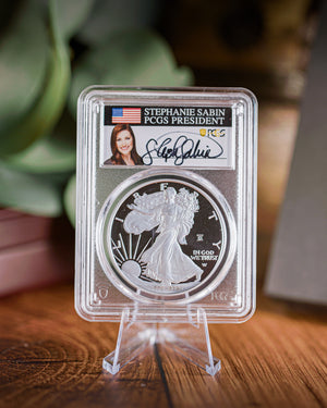 2026-W Silver Eagle Liberty Bell 250 Privy | PCGS Advanced Release | Stephanie Sabin Autographed