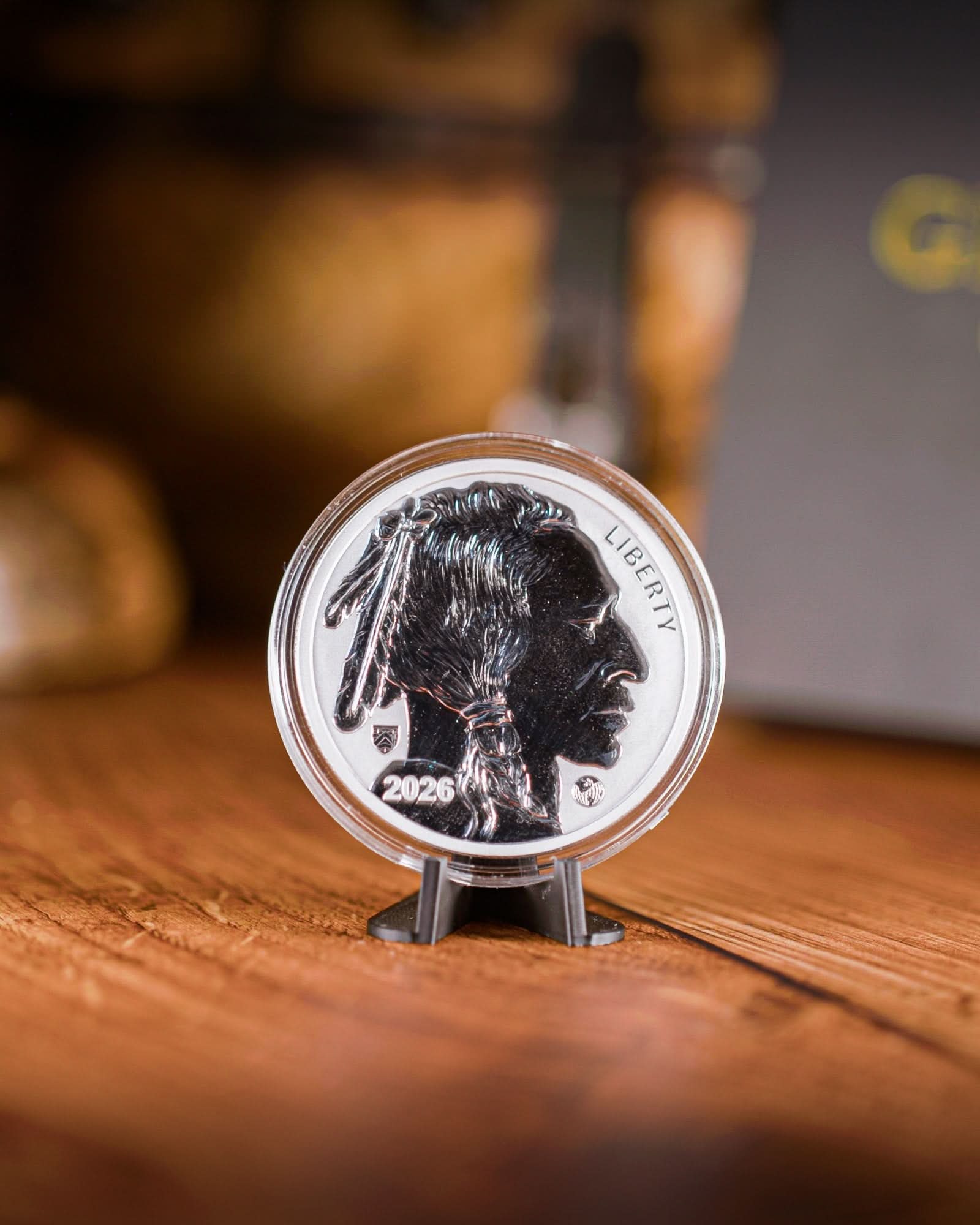 Secure Ultra-Rare 2026 Buffalo Reverse Proof Coin