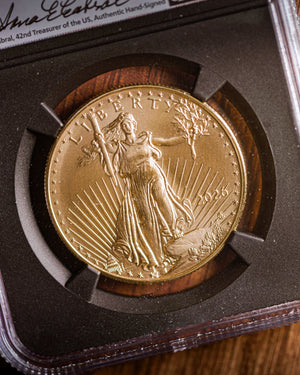 2026 $50 American Gold Eagle | MS70 First Day of Issue | Anna Escobedo Cabral Autographed