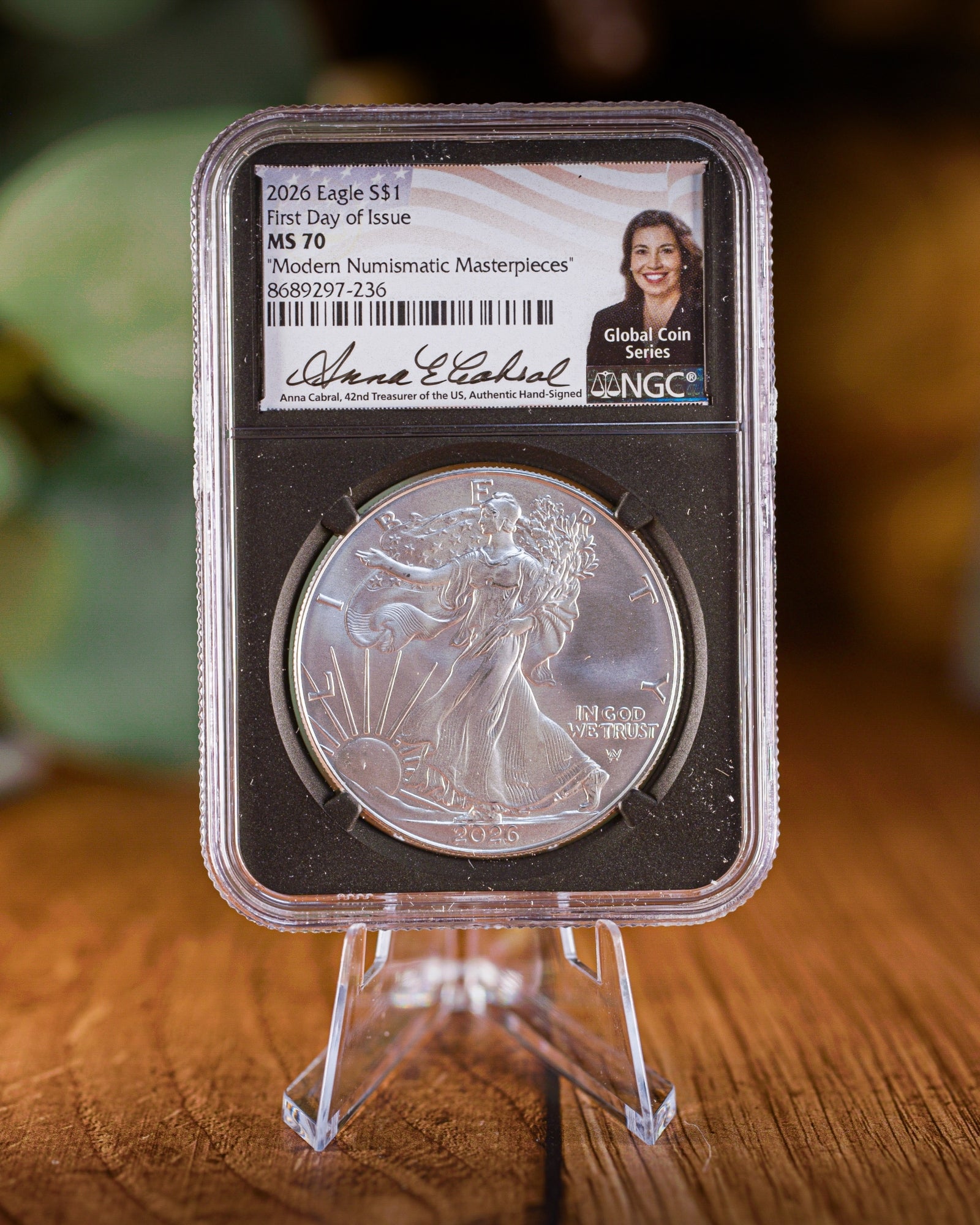 2026 $1 American Silver Eagle | MS70 First Day of Issue 