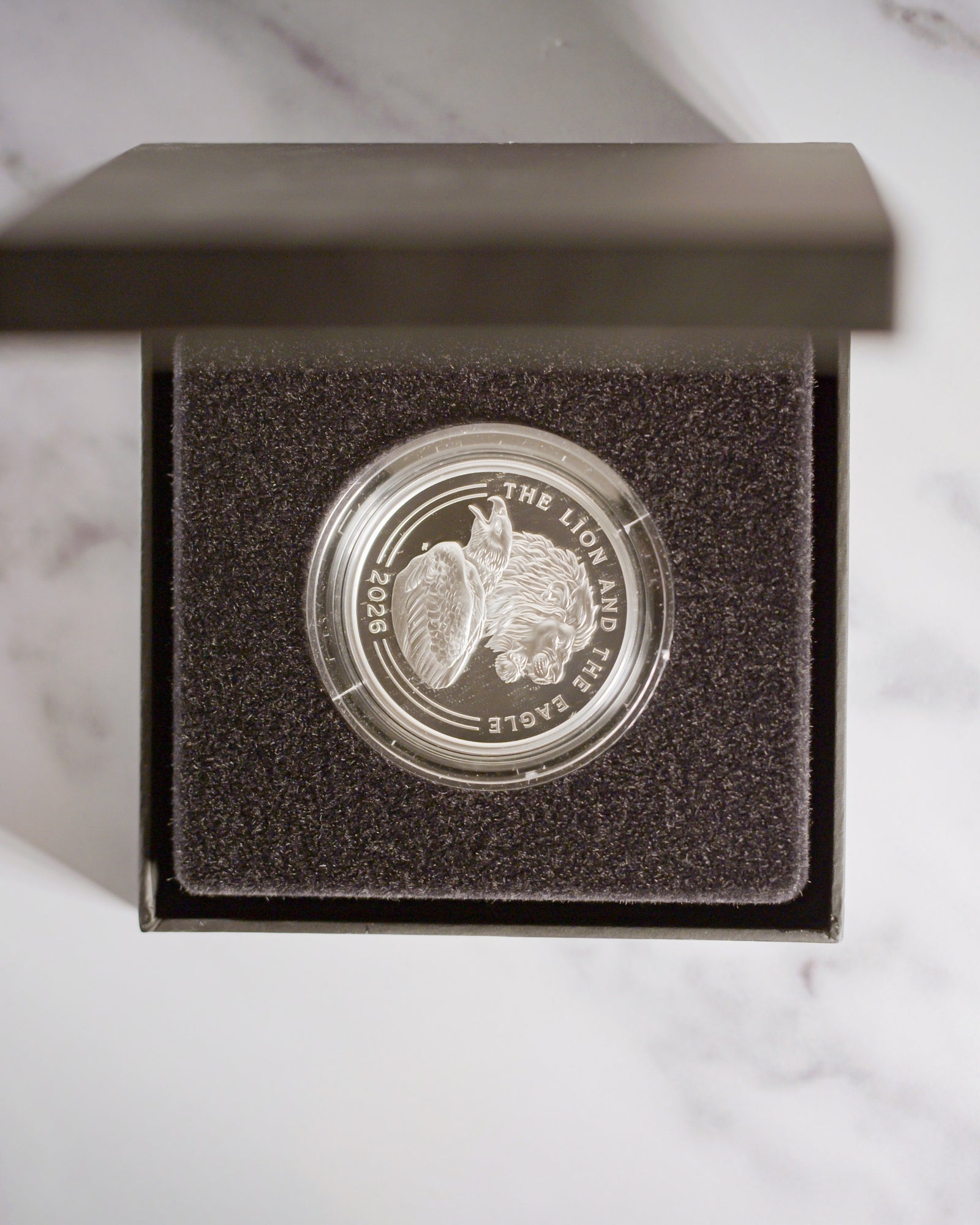 2026 The Lion and The Eagle 1 oz Silver Proof | Royal Mint | Original Packaging | Limited to 1,510