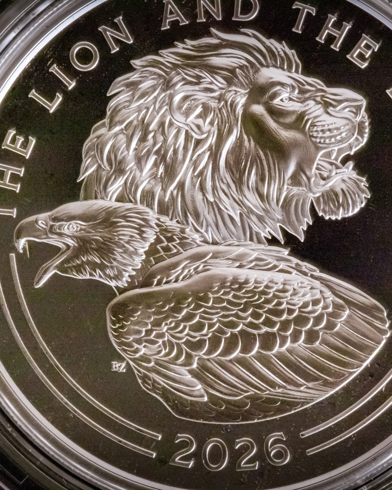 2026 The Lion and The Eagle 1 oz Silver Proof | Royal Mint | Original Packaging | Limited to 1,510