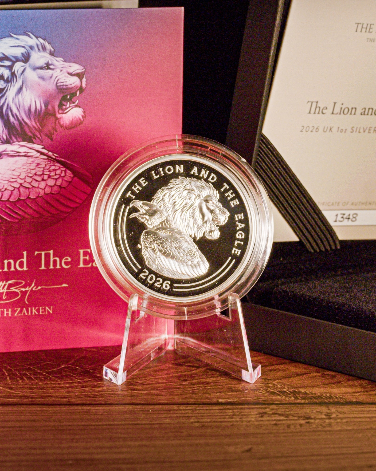 2026 The Lion and The Eagle 1 oz Silver Proof | Royal Mint | Original Packaging | Limited to 1,510