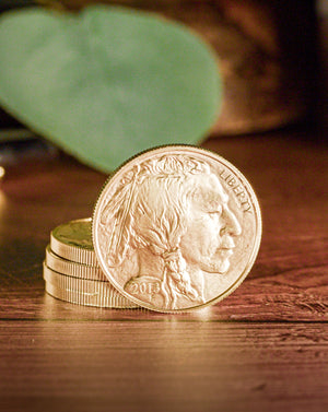 1 oz American Gold Buffalo | Raw | Random Year