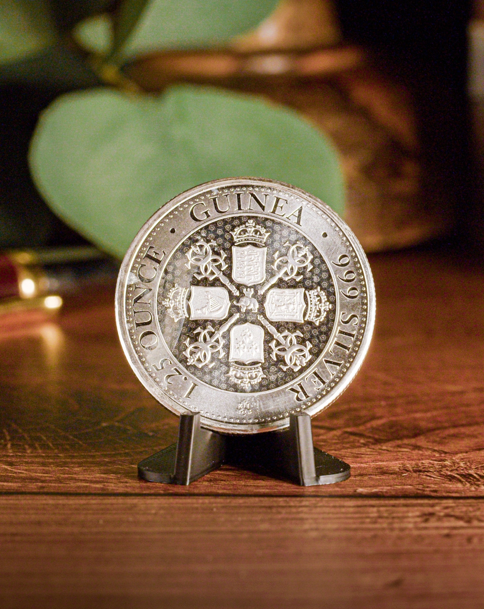 1.25 oz Silver Rose Crown Guinea | Raw | Random Date