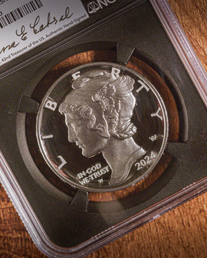 2024 Palladium American Eagle | NGC Modern Numismatic Masterpieces | Anna Escobedo Cabral Autographed PF70
