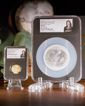 2026 USA 250th Anniversary Gold & Silver Eagle 2-Piece Set | NGC First Day of Issue | Anna Escobedo Cabral Autographed | Global Coin Series MS70