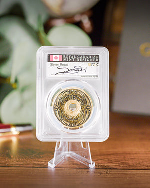 2026 Canada Dancing Ammolite: Elements of Nature – Fire 1 oz Silver PCGS PR70 Deep Cameo Advanced Release Steven Rosati Autographed