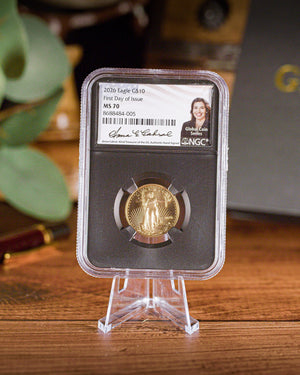 2026 1/4 oz American Gold Eagle | MS70 First Day of Issue | Anna Escobedo Cabral Autographed