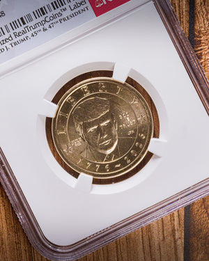1776-2026 Semiquincentennial President Trump $1 | July 4th Privy Mark | NGC Advanced Release “RealTrump” MS64