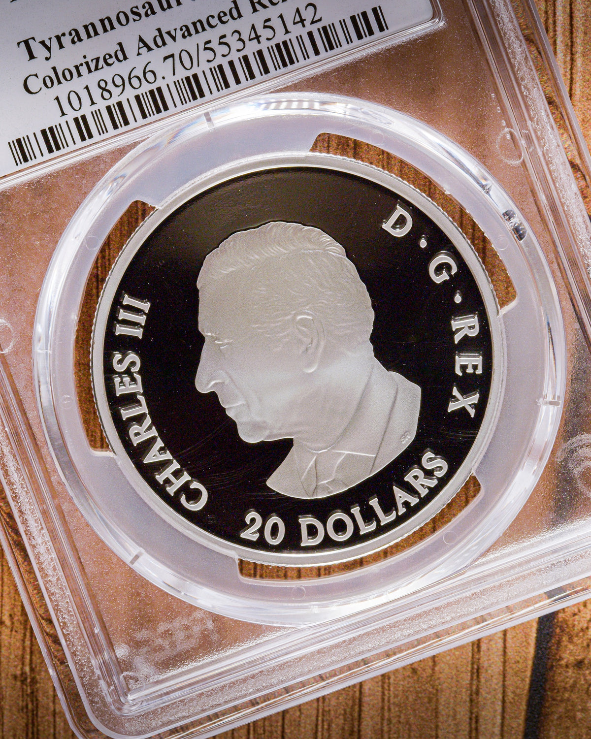 2026 Canada T. Rex 1oz Silver | PCGS Advanced Release PR70 Deep Cameo | Steven Rosati Autographed