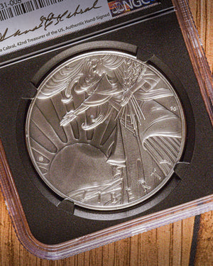 2026-W (1916) Walking Liberty Gold/Silver Set | Liberty Bell 250 Privy | NGC Advanced Release SP70 | Anna Cabral Autographed