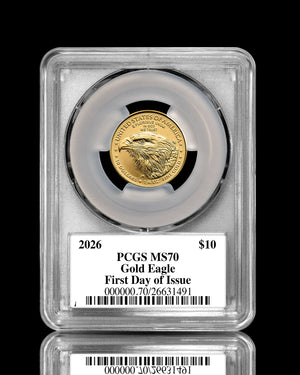 2026 $10 American Gold Eagle | MS70 First Day of Issue | Stephanie Sabin Autographed