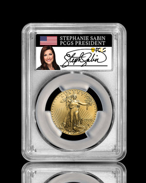 2026 $25 American Gold Eagle | MS70 First Day of Issue | Stephanie Sabin Autographed