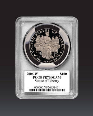 2006 $100 Platinum Eagle | PCGS "Modern Numismatic Masterpieces" PR70 | Stephanie Sabin Autographed