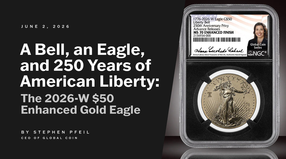 A Bell, an Eagle, and 250 Years of American Liberty: The 2026-W $50 Enhanced Gold Eagle