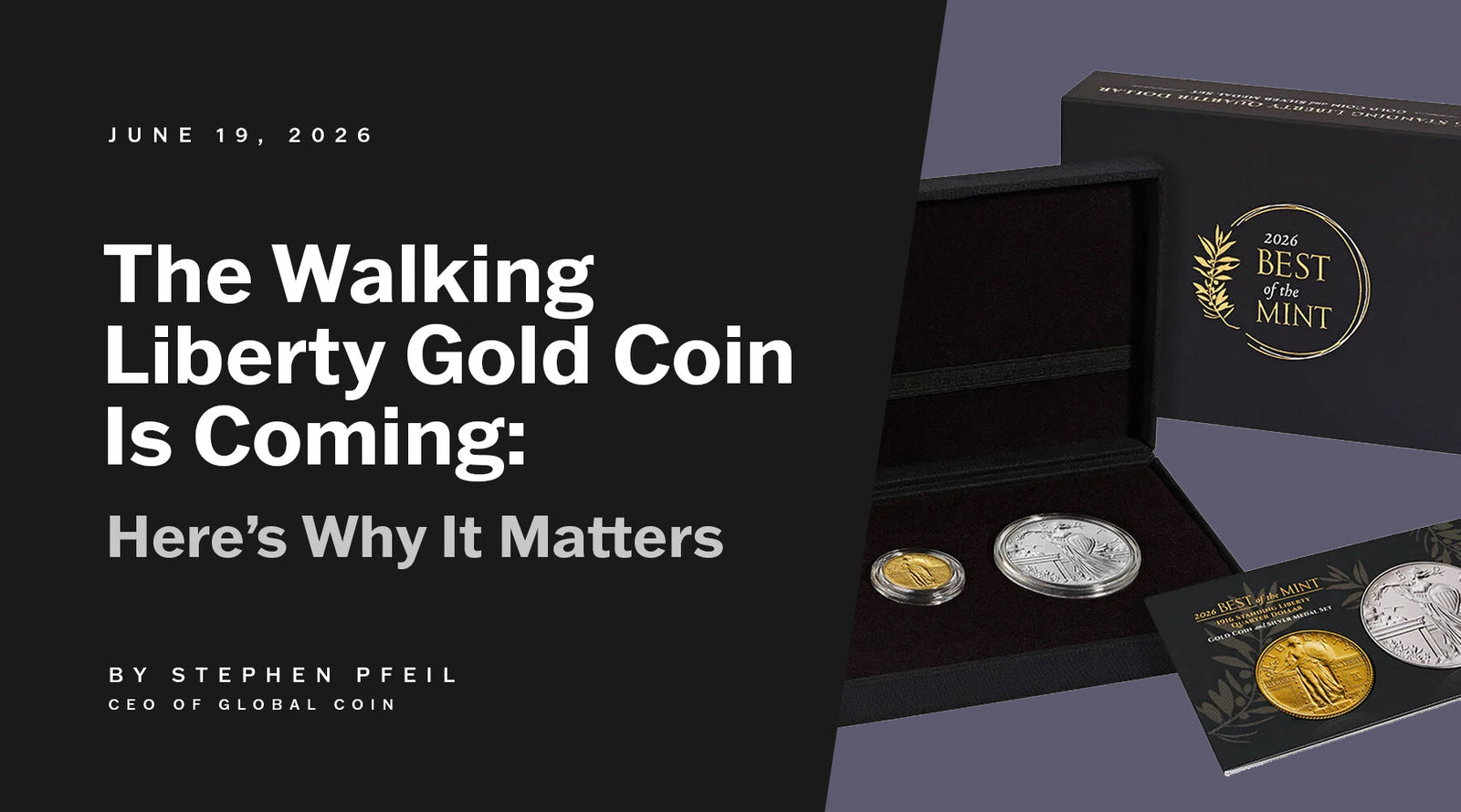 The 2026 Walking Liberty Gold Coin Is Coming. Here's Why It Matters.