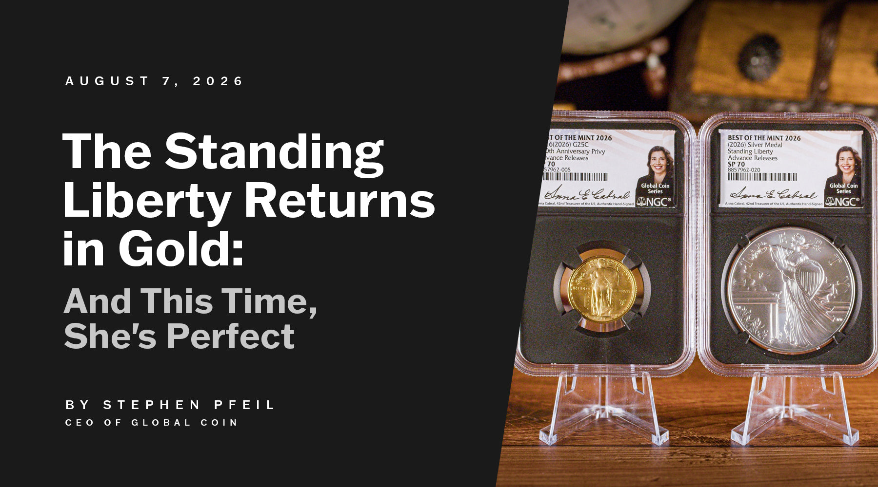 The Standing Liberty Returns in Gold — And This Time, She's Perfect