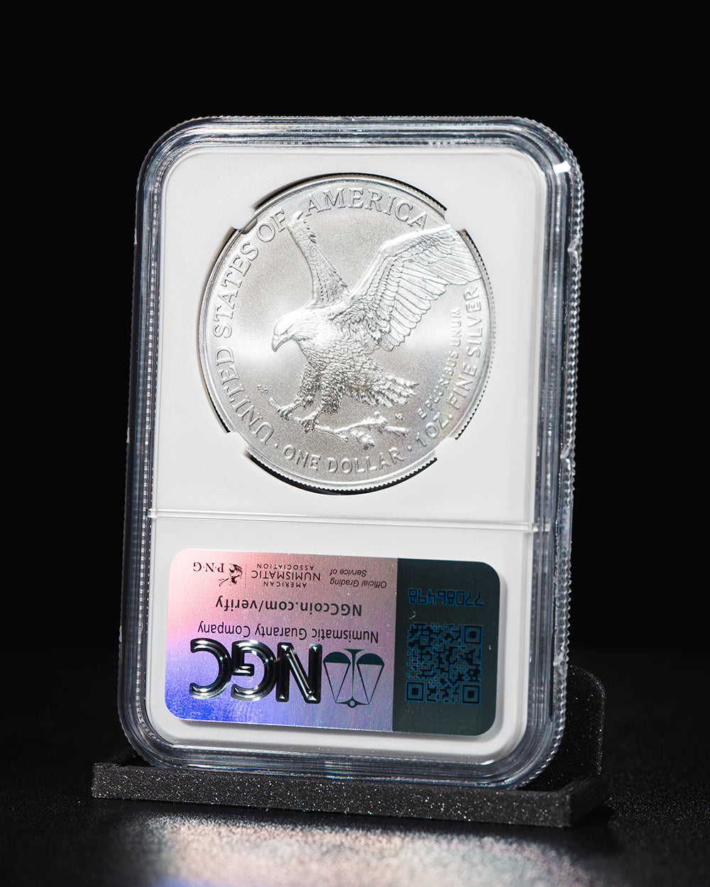 2025 $1 Silver Eagle | First Day of Issue NGC MS70 | Kenneth Bressett Autographed