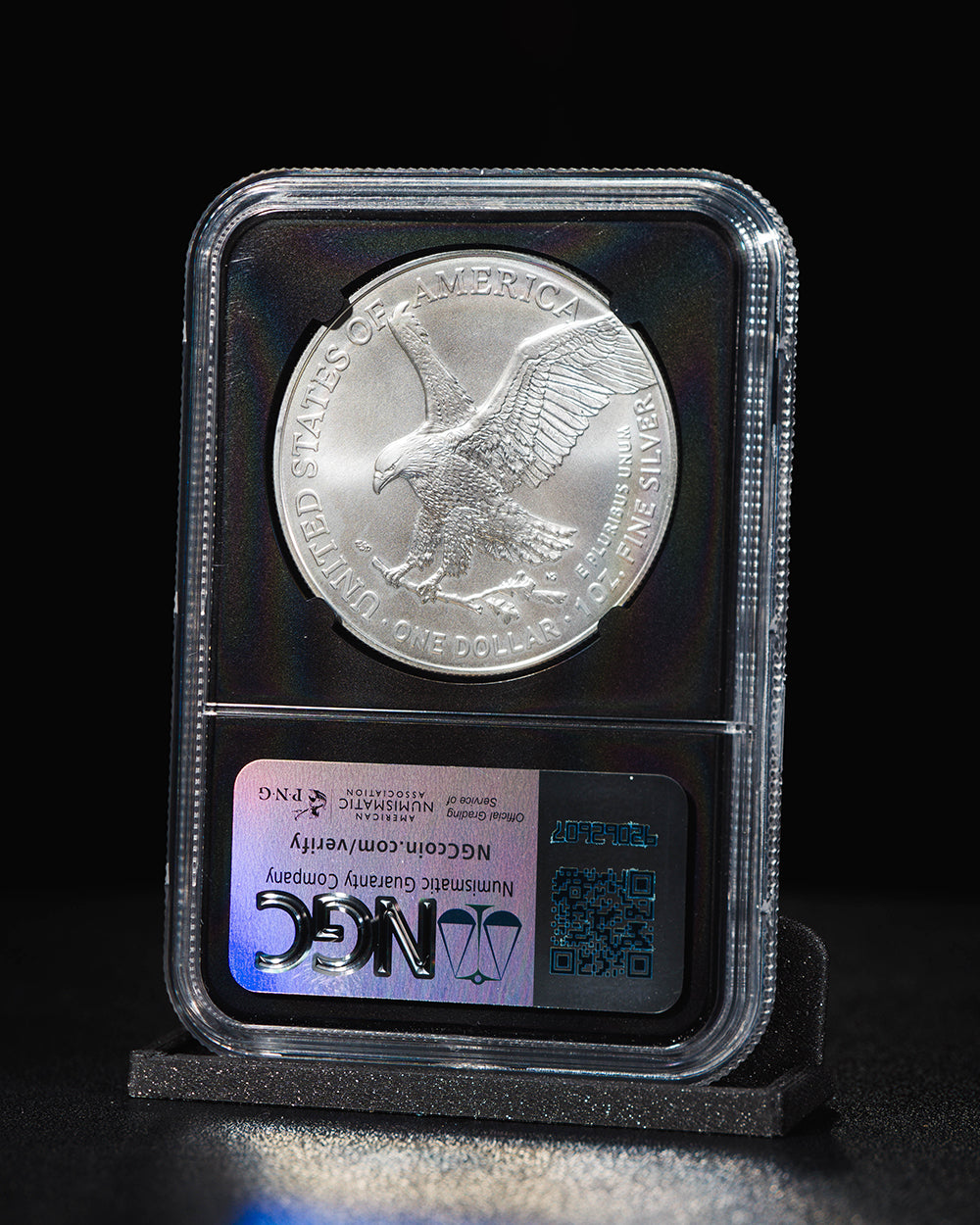 2025 $1 Silver Eagle | First Day of Issue Global Coin Series NGC MS70 | Anna Cabral Autographed