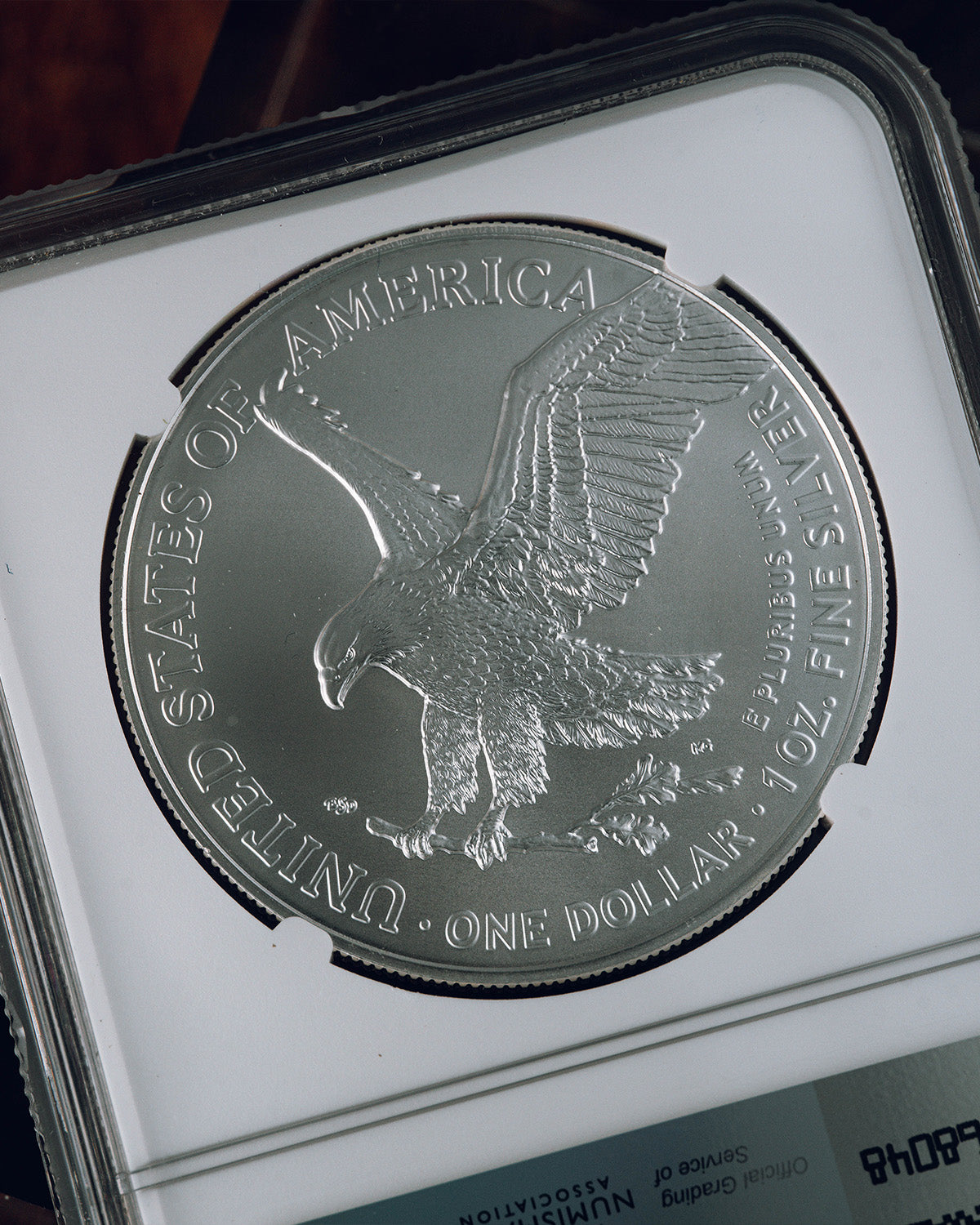 2021 Silver Eagle Set | S$1 Heraldic Eagle T-1 and Eagle Landing T-2 MS70 From US Mint Sealed Box | Thomas J. Uram Autographed