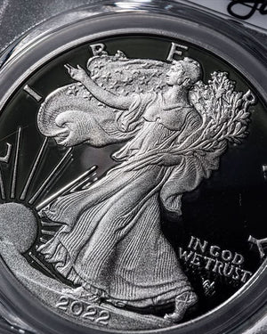 2022 W $1 Silver Eagle | Advanced Release | PR70 DCAM | Stephanie Sabin Signed