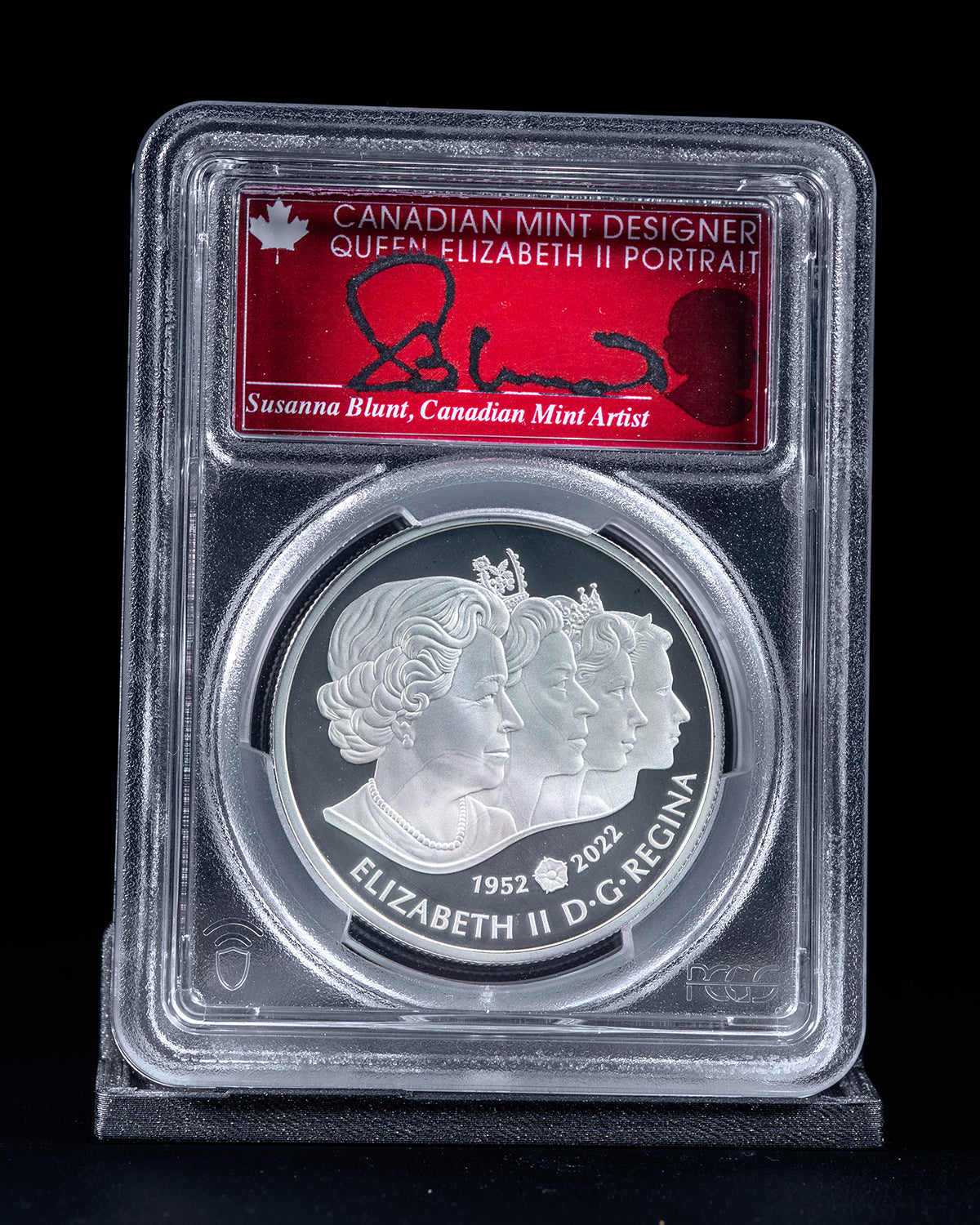 2022 $20 Silver Imperial Crown | First Day of Issue PCGS PR70 | Susanna Blunt Autographed