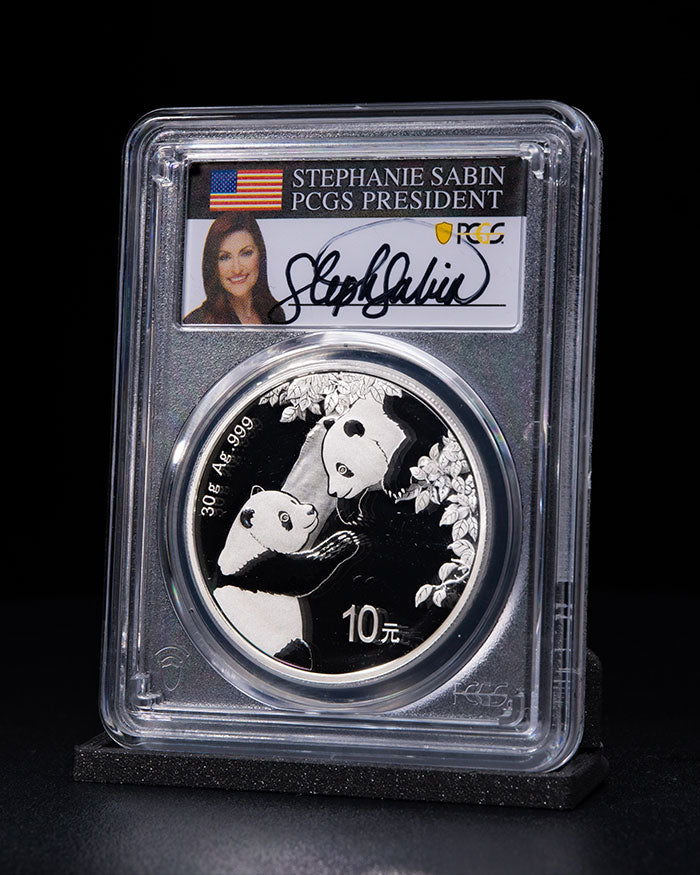 2023 3pc Silver Global Coin Set | MS70 PCGS | Stephanie Sabin Autographed
