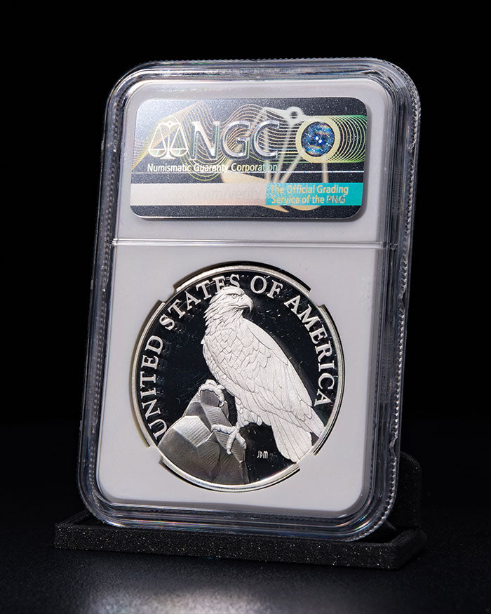 2023 P American Liberty Series 1oz Medal | Advance Releases PF70 Ultra Cameo | Kenneth Bressett Autographed