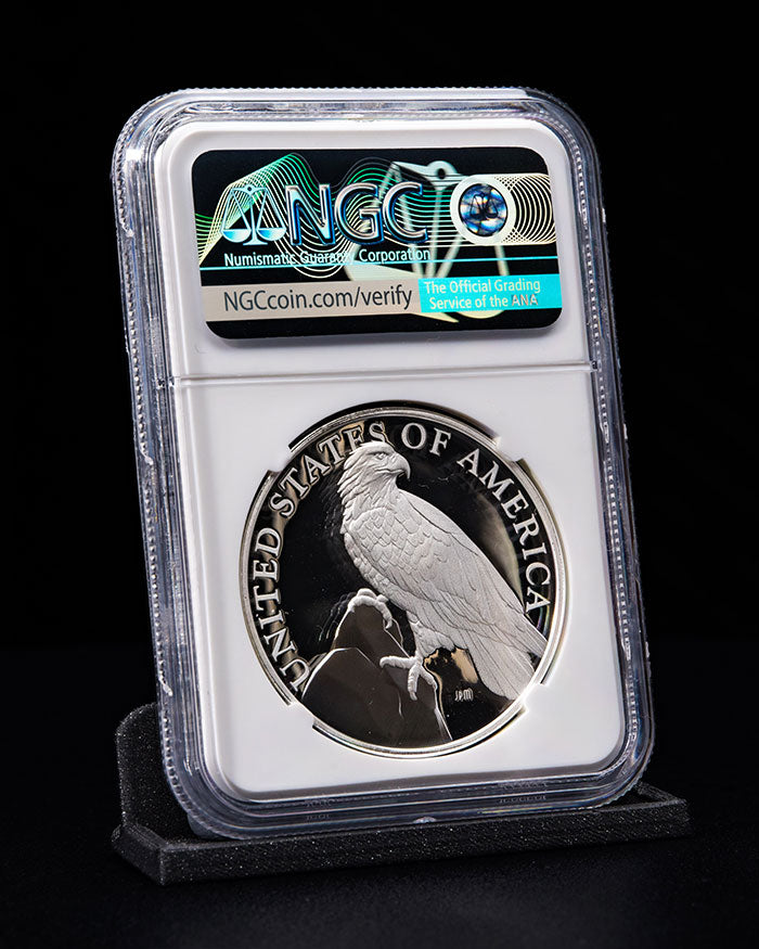 2023 P American Liberty Series 1oz Medal | Advance Releases PF70 Ultra  Cameo | Kenneth Bressett Autographed