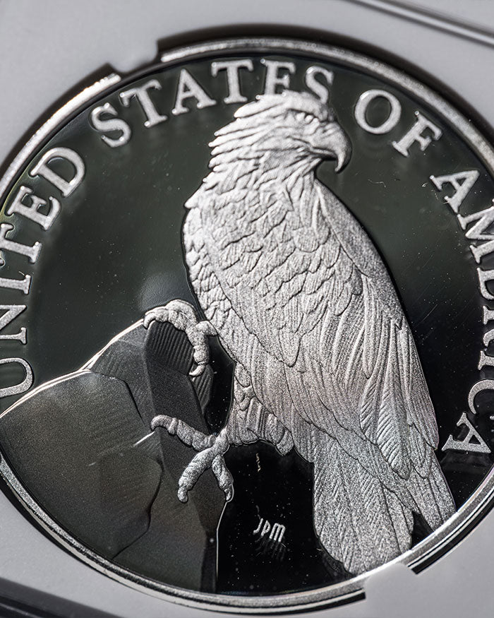 2023 P American Liberty Series 1oz Medal | Advance Releases PF70 Ultra  Cameo | Kenneth Bressett Autographed