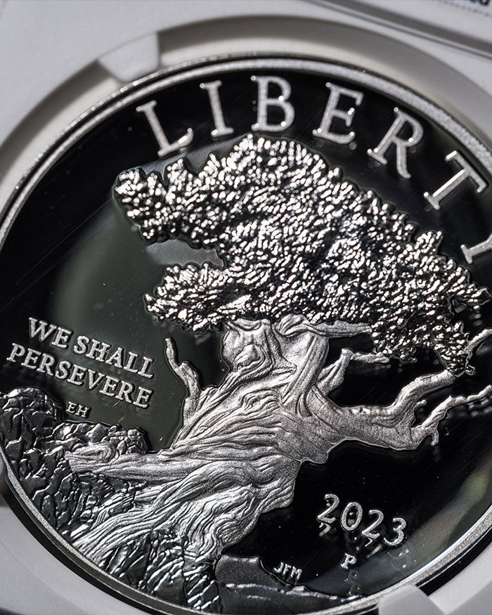 2023 P American Liberty Series 1oz Medal | Advance Releases PF70 Ultra  Cameo | Kenneth Bressett Autographed