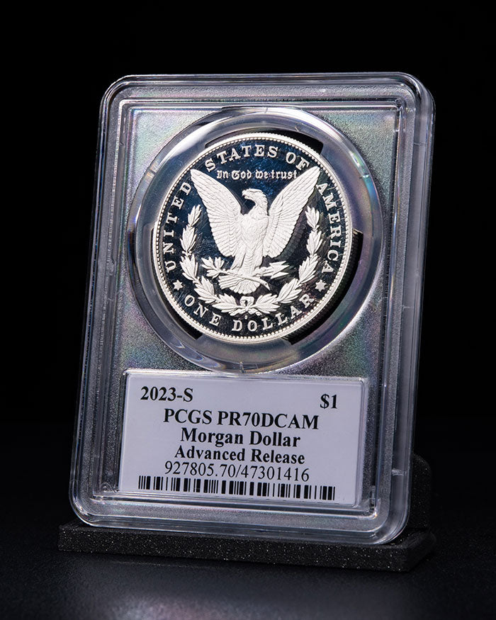 2023 S Morgan & Peace Dollar Set | Advanced Release PCGS PR70DCAM | St
