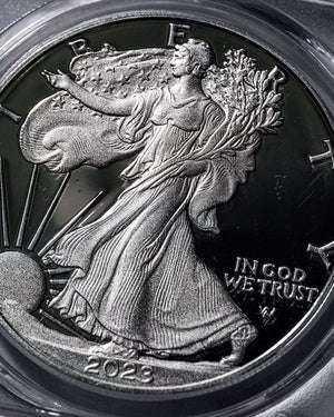 2023 Silver Eagle | Advanced Release PR70 PCGS | Stephanie Sabin Autographed