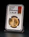 2023 $50 Burnished Gold Eagle | Advance Releases NGC MS70 | Kenneth Bressett Autographed
