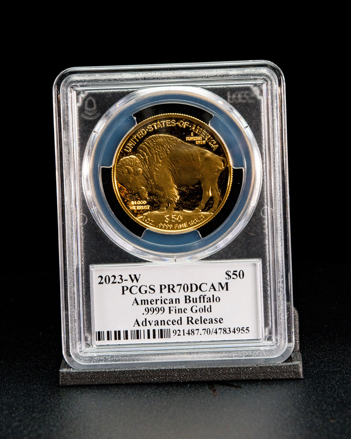 2023 $50 W Gold Buffalo | Advanced Release PR70 PCGS | Stephanie Sabin Autographed
