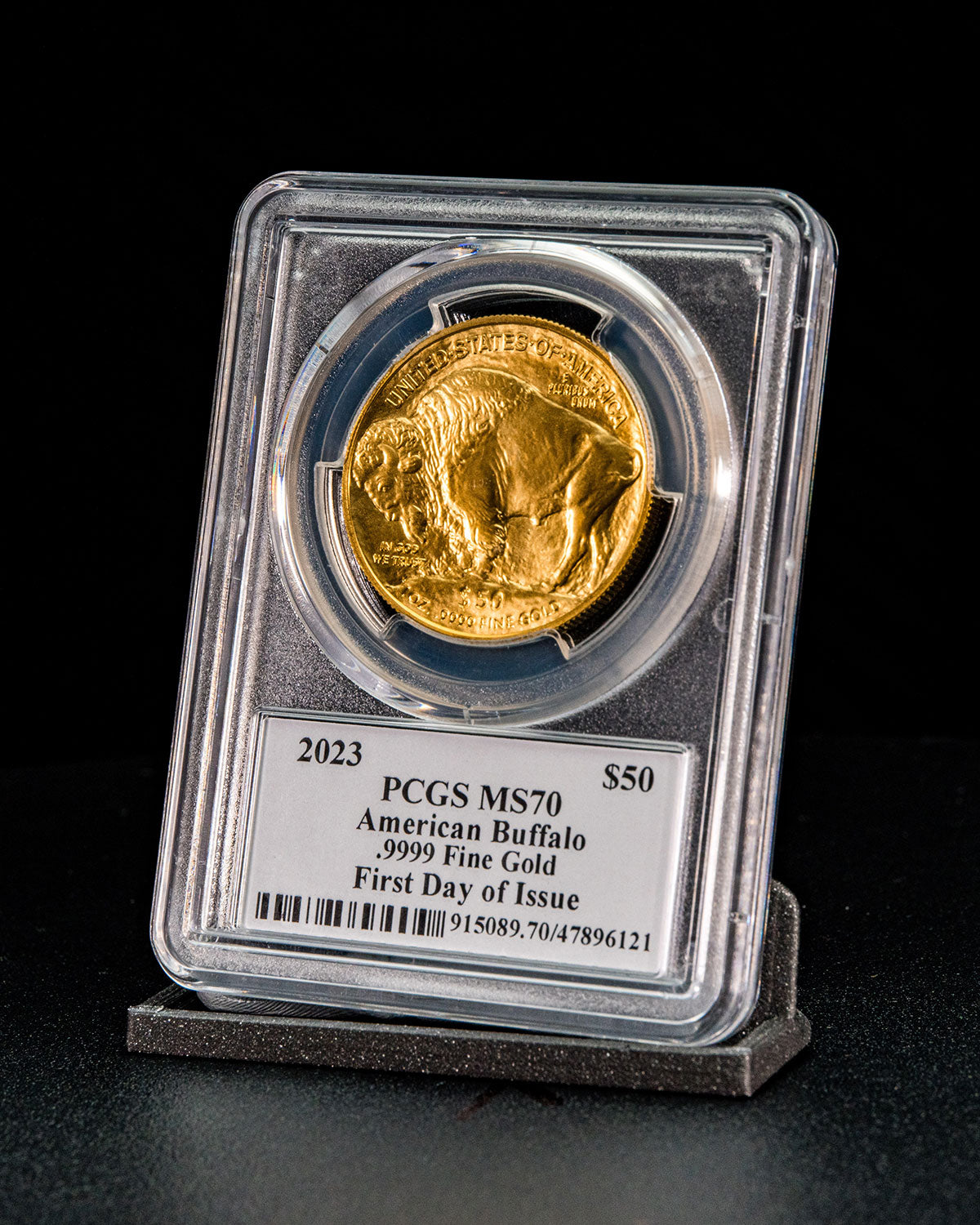 2023 $50 W Gold Buffalo | First Day of Issue MS70 PCGS | Stephanie Sabin Autographed