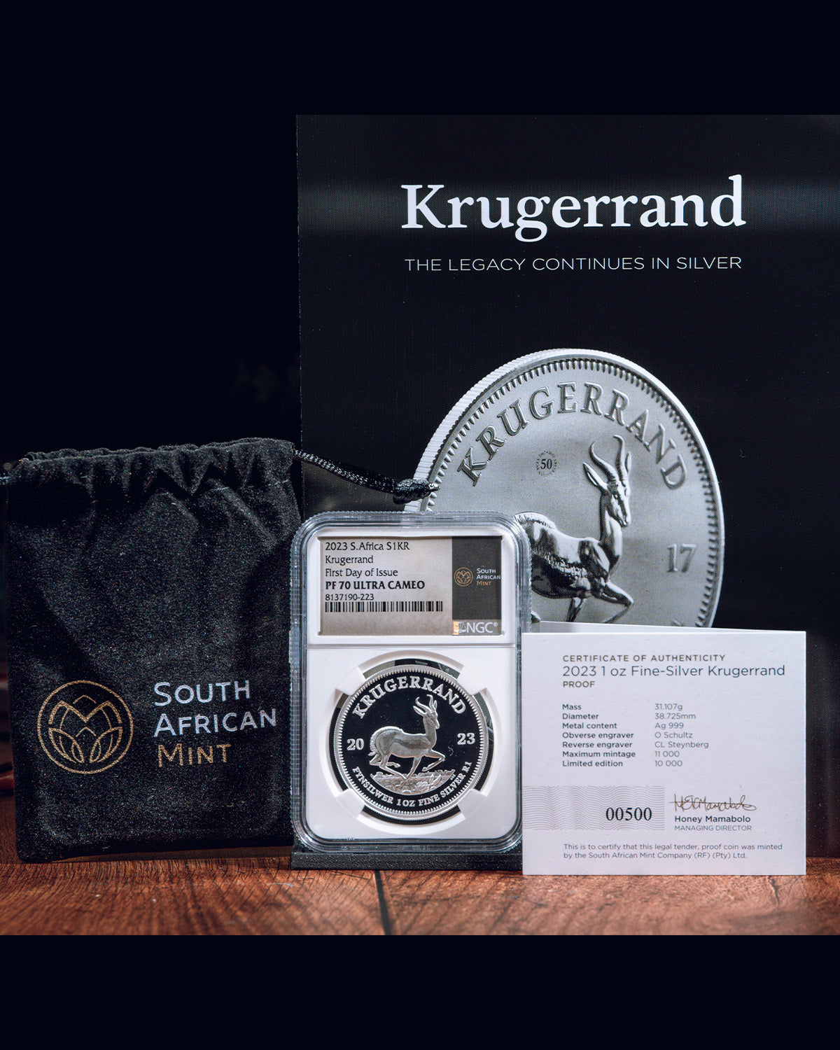 2023 South African Krugerand | First Day of Issue NGC PF70 Ultra Cameo