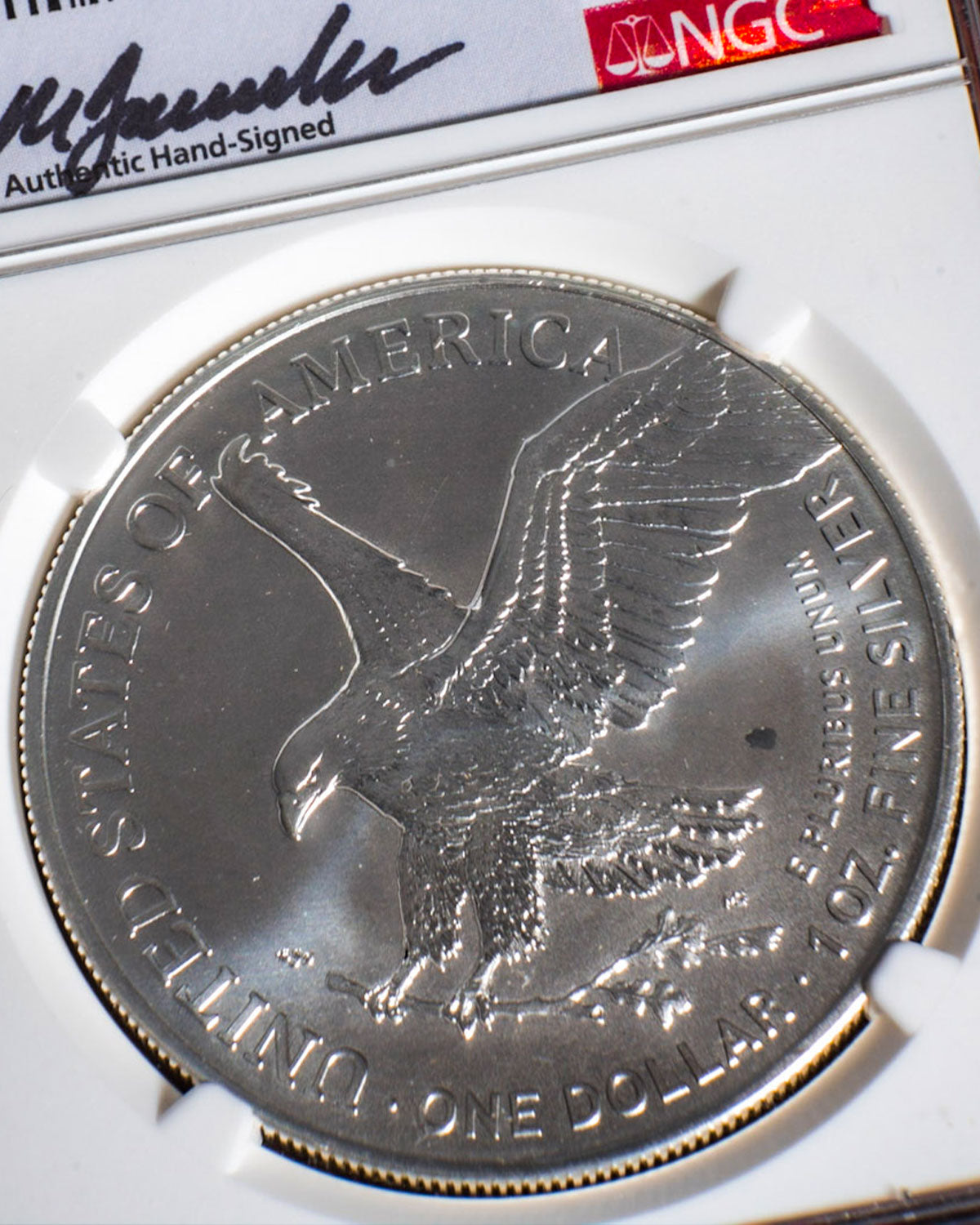 Silver Coin | $1 Eagle | 2023 | First Day of Issue Mint Error MS69