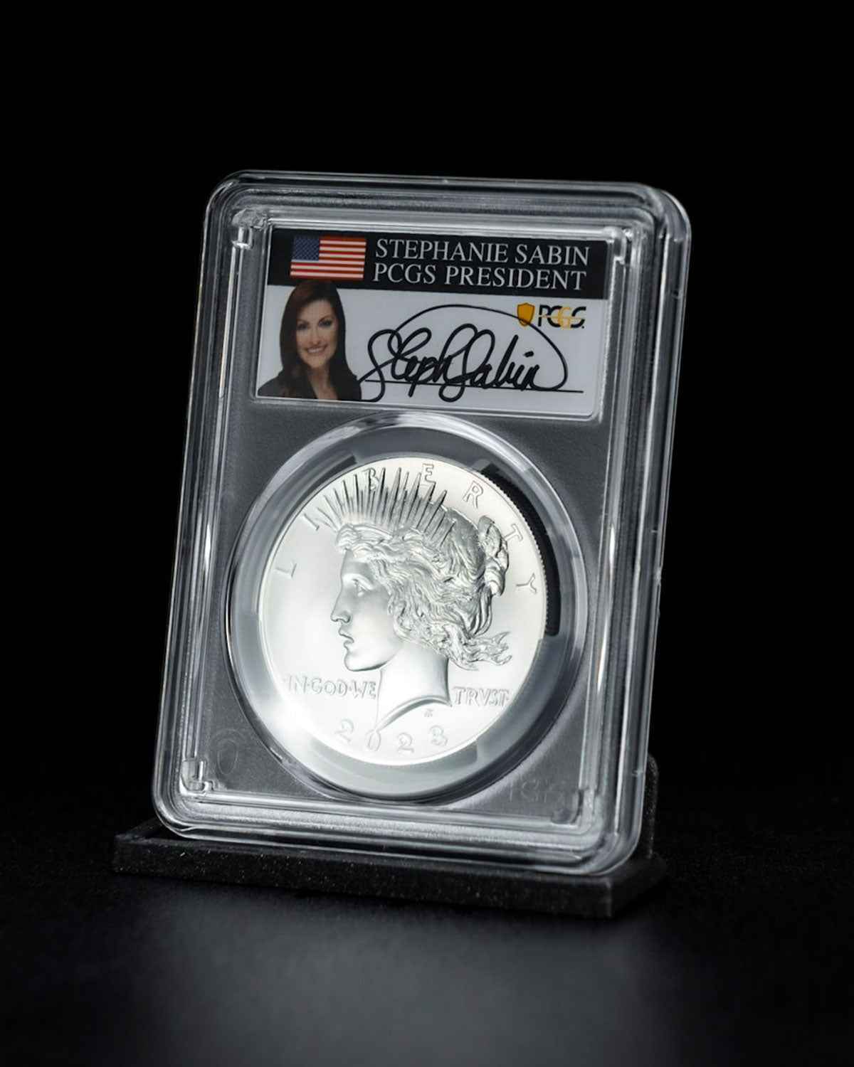 2023 Morgan & Peace Dollar Set | Advanced Release PCGS MS70 | Stephanie Sabin Autographed