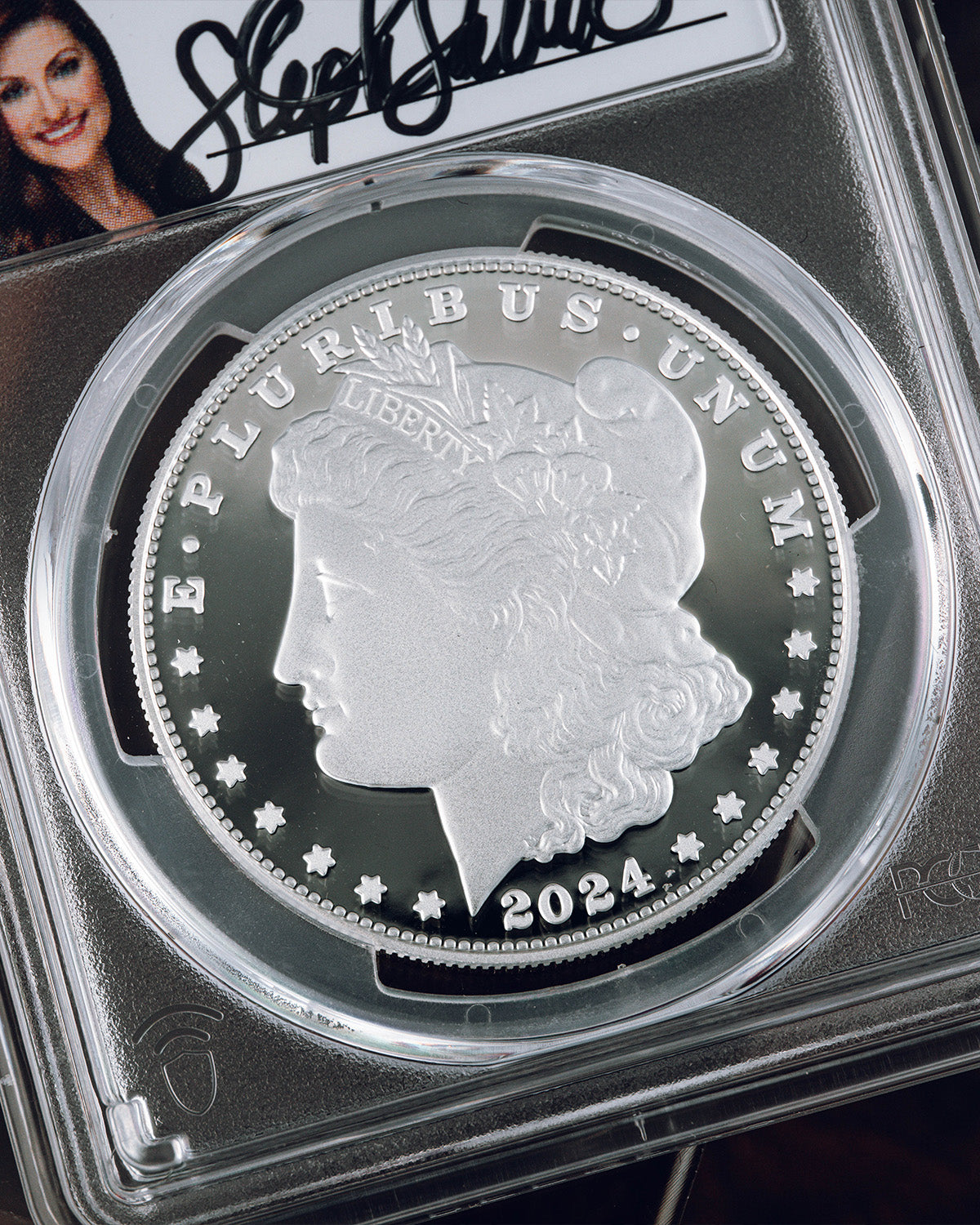 2024-S $1 Morgan and Peace Dollar Set | Advanced Release PCGS PR70 Deep Cameo | Stephanie Sabin Autographed