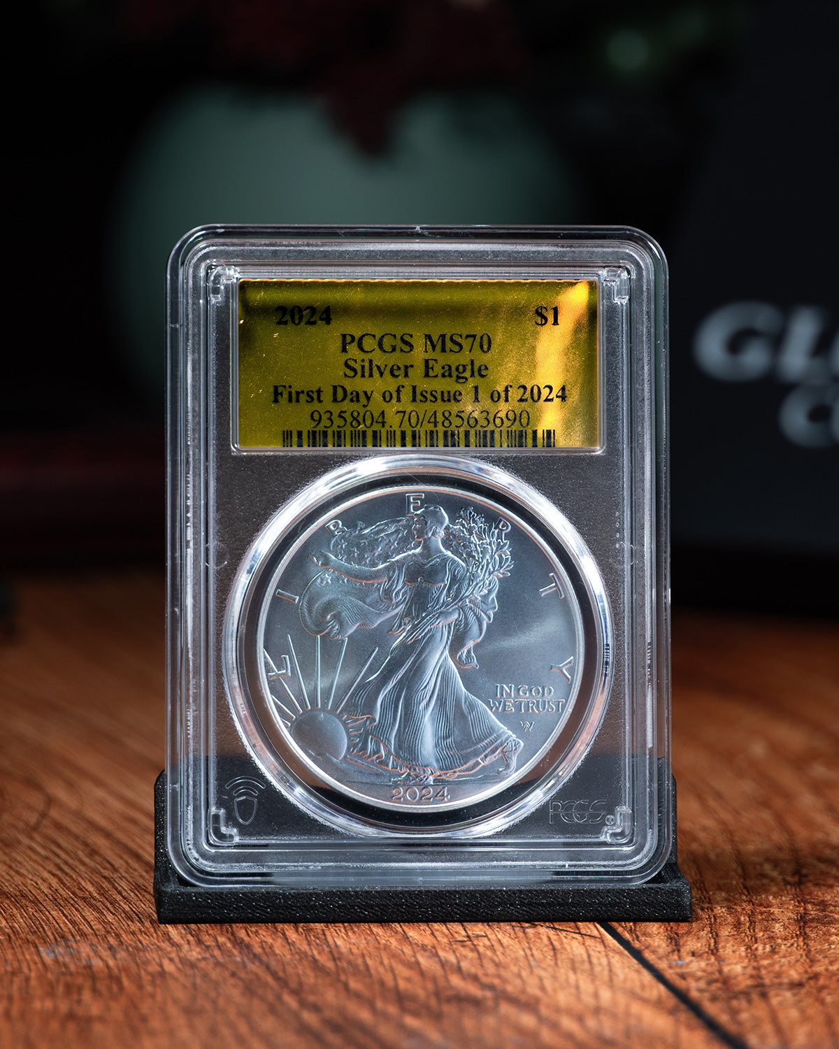 2024 $1 Gold Label Silver Eagle | First Day of Issue PCGS MS70