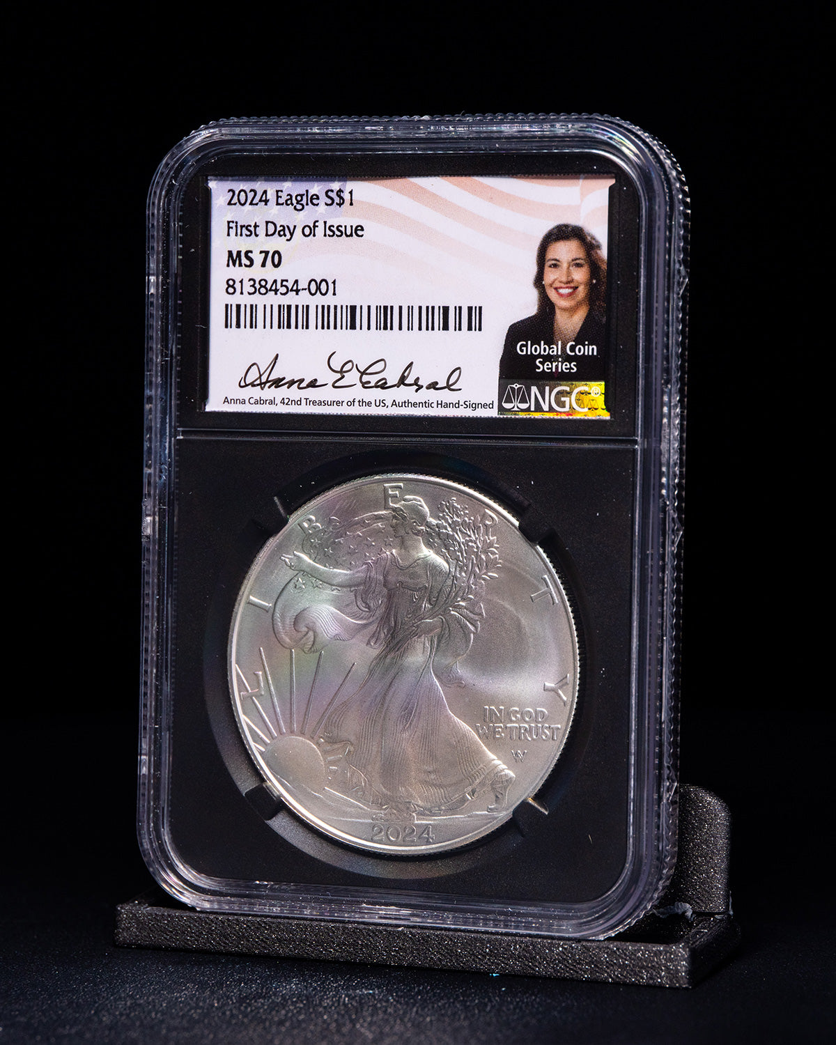 2024 $1 Silver Eagle | First Day of Issue Global Coin Series NGC MS70