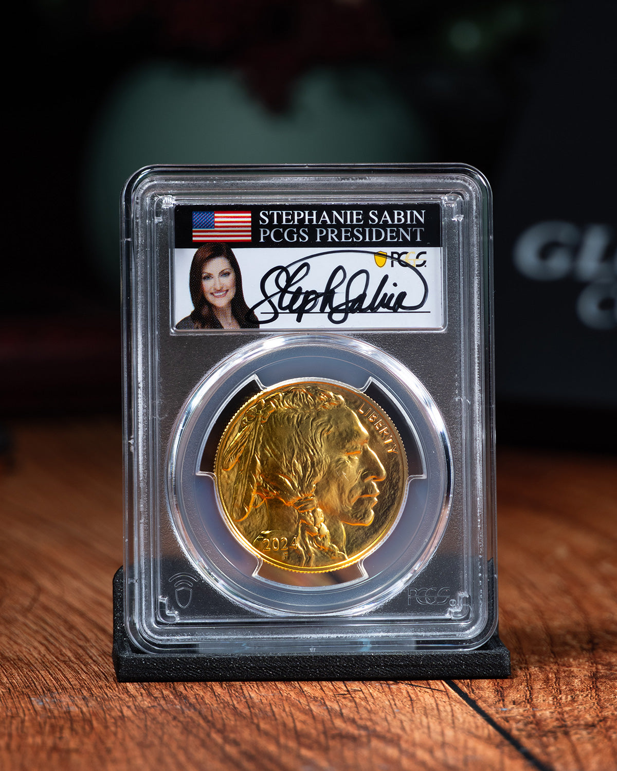 2024 $50 Gold Buffalo | First Day of Issue PCGS MS70 | Stephanie Sabin Autographed